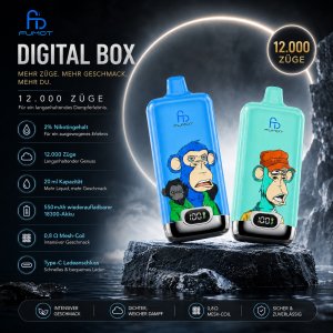 Fumot Digital Box – 12.000 Trekjes – 2% Nicotine