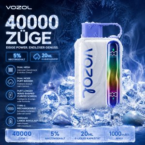 Vozol Star – 40.000 Trekjes – 5% Nicotine